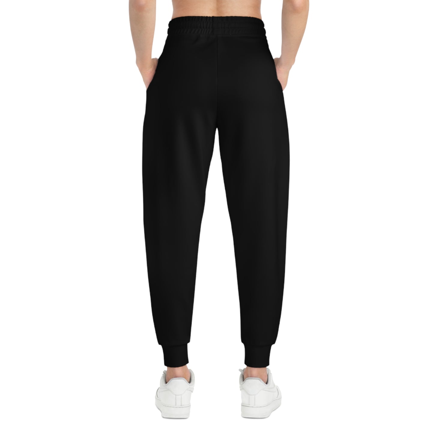 ABJ GREEK {BLACK} Athletic Joggers (AOP)