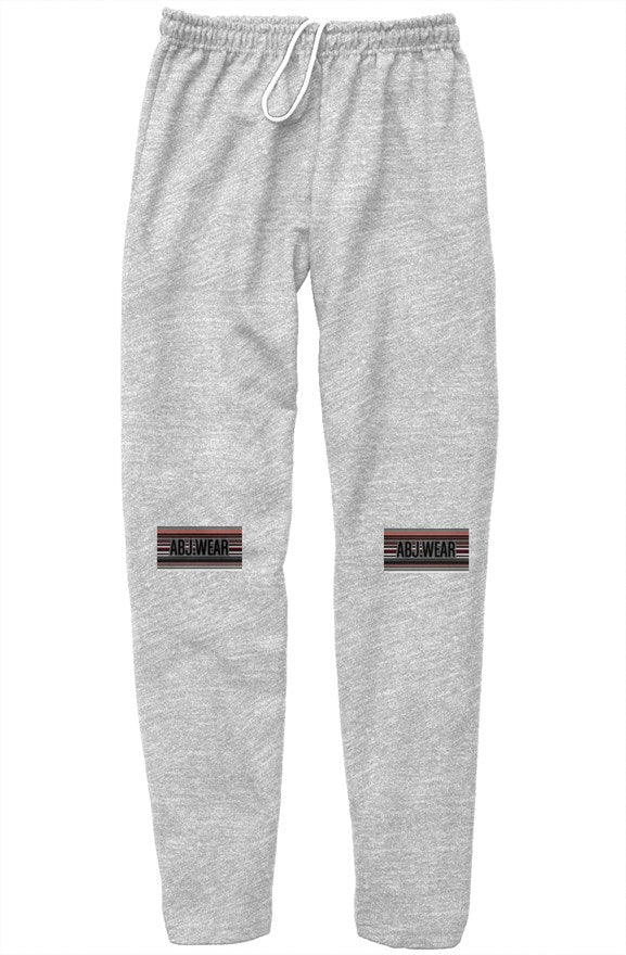 ABJ Striped box relaxed sweatpants