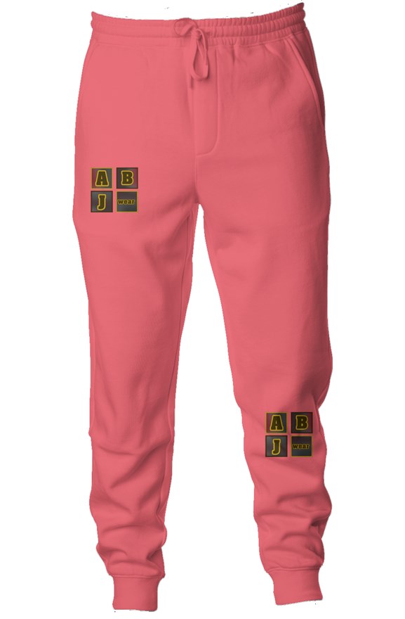 ABJ block Pigment Dyed Fleece Joggers
