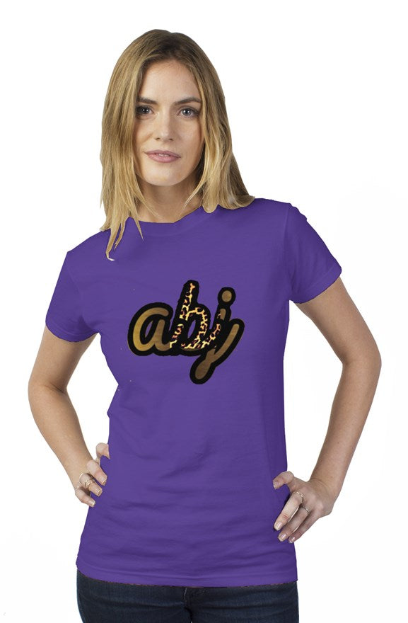 Gold Leopard womens t shirt