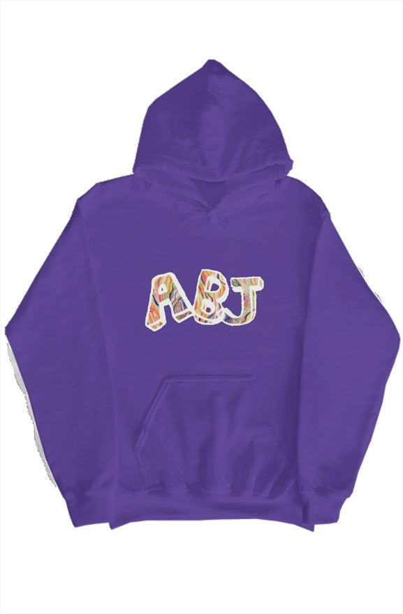 ABJ Orange and white mix ABC pullover hoody