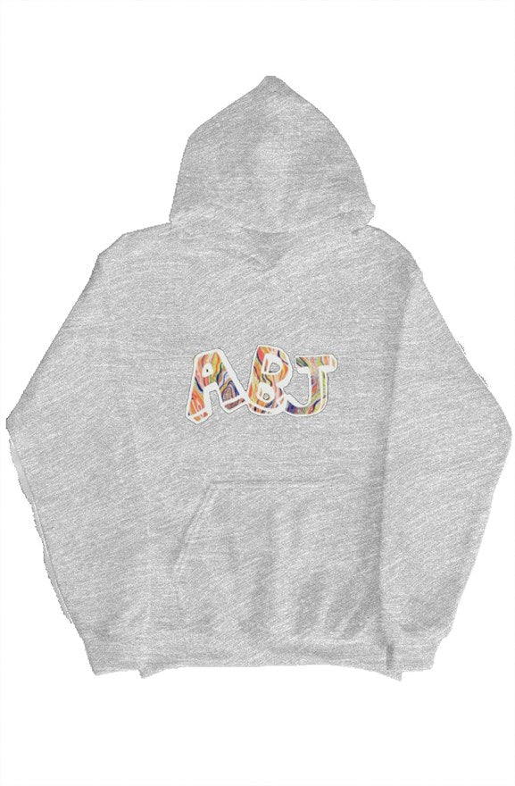 ABJ Orange and white mix ABC pullover hoody