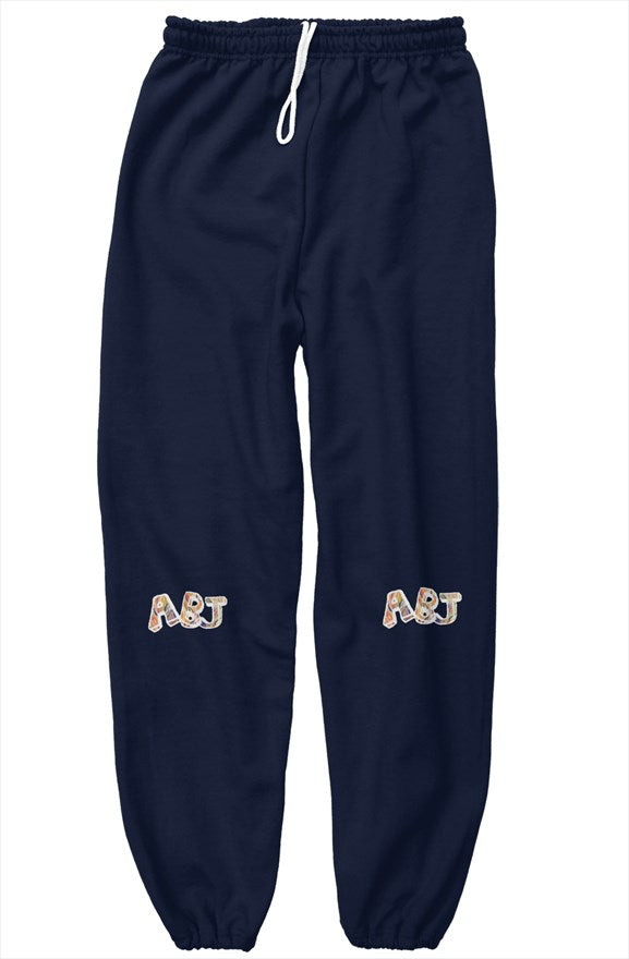ABJ Orange and white mix ABC classic sweatpants