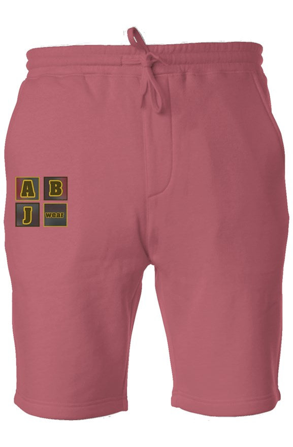 ABJ Brown Block Pigment Dyed Fleece Shorts