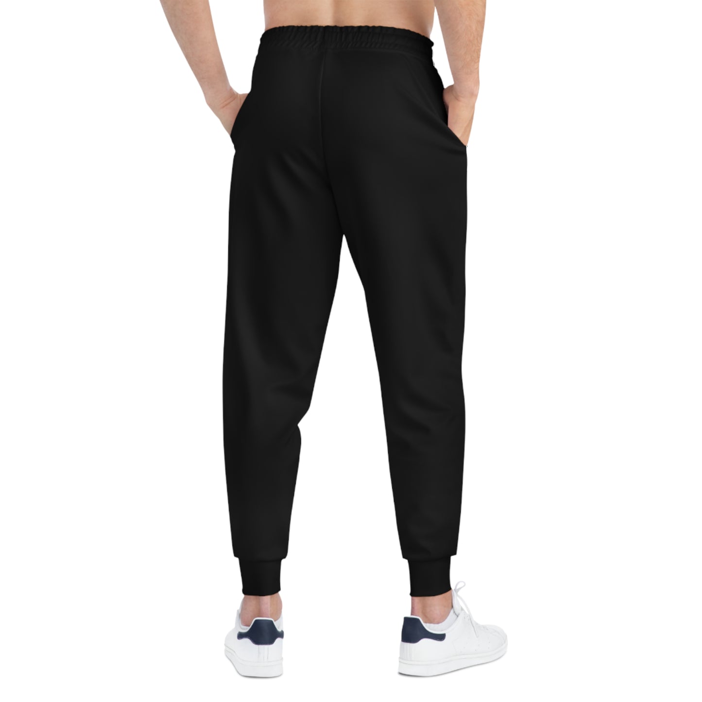 ABJ GREEK  {BLACK} Athletic Joggers (AOP)