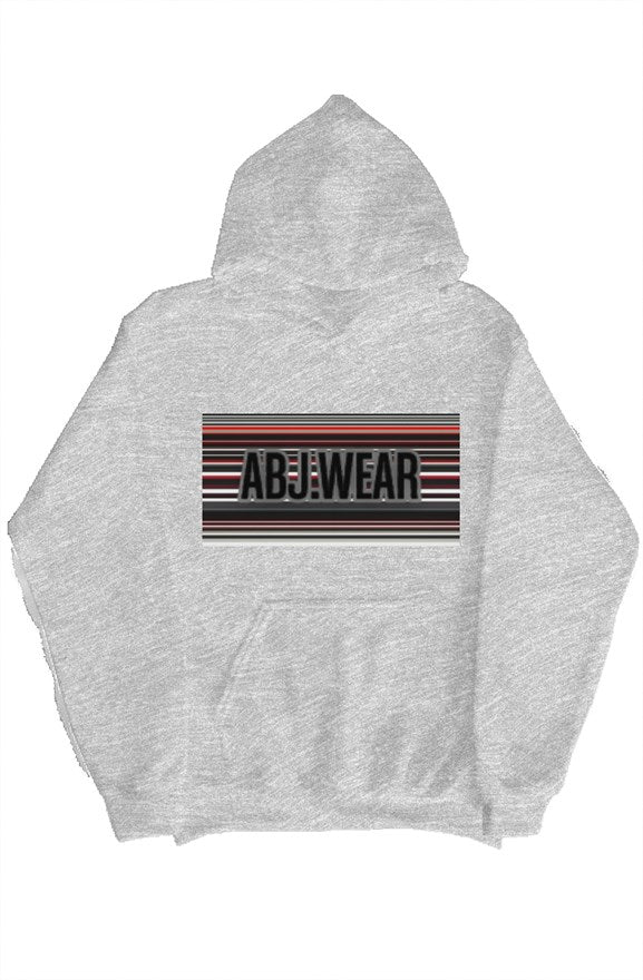 Striped box pullover hoody