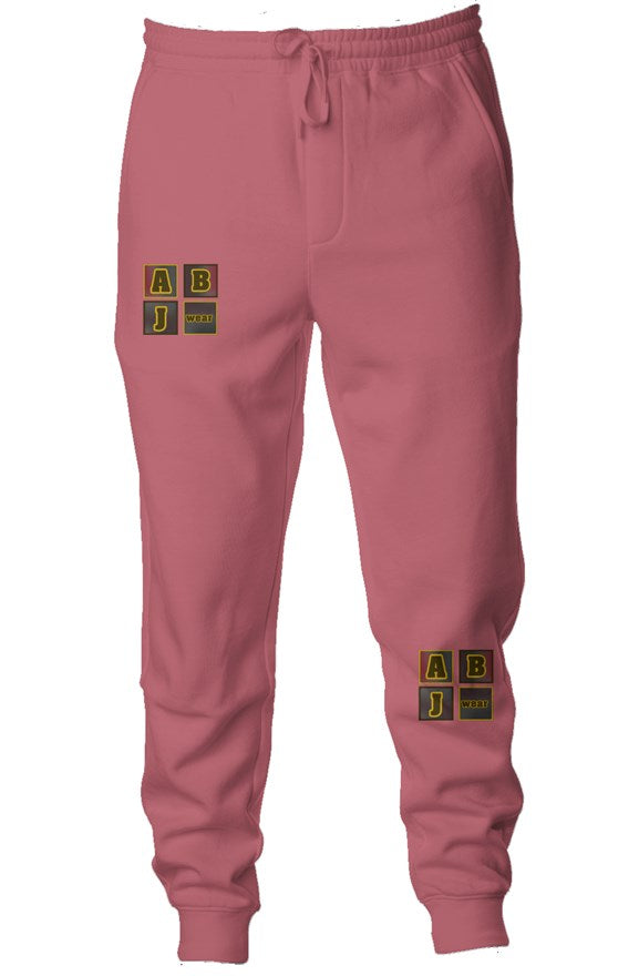 ABJ block Pigment Dyed Fleece Joggers