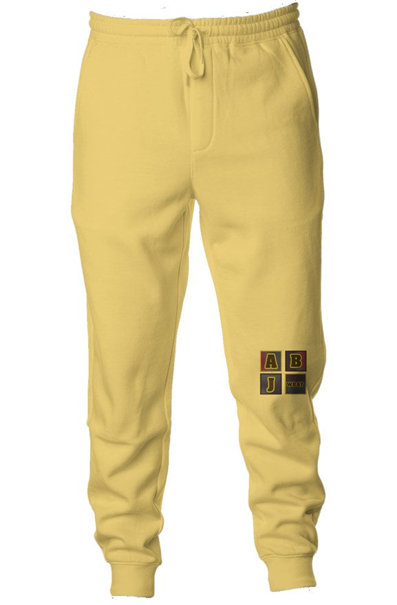 ABJ block Pigment Dyed Fleece Joggers