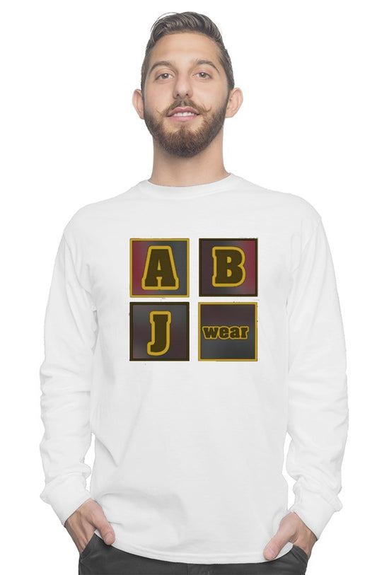 ABJ block M long sleeve tee
