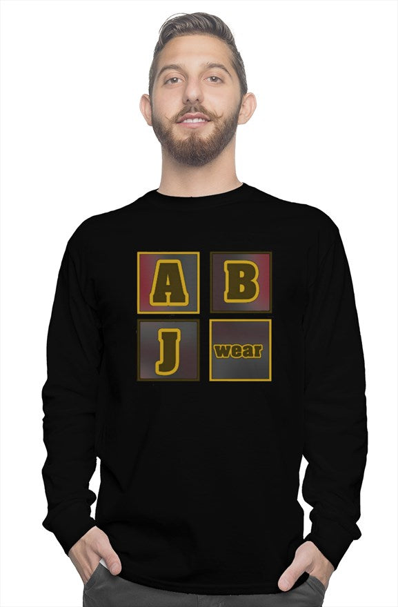 ABJ block M long sleeve tee