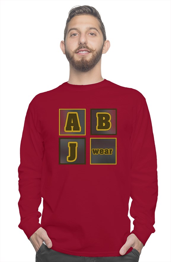 ABJ block M long sleeve tee
