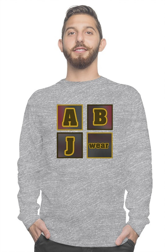 ABJ block M long sleeve tee