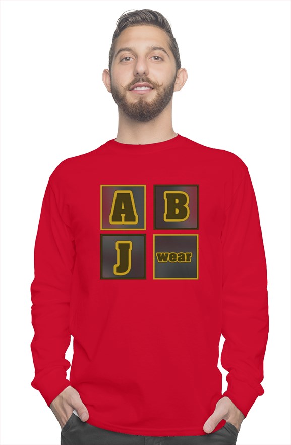 ABJ block M long sleeve tee