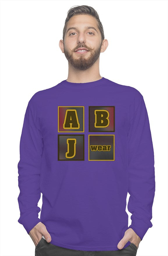 ABJ block M long sleeve tee