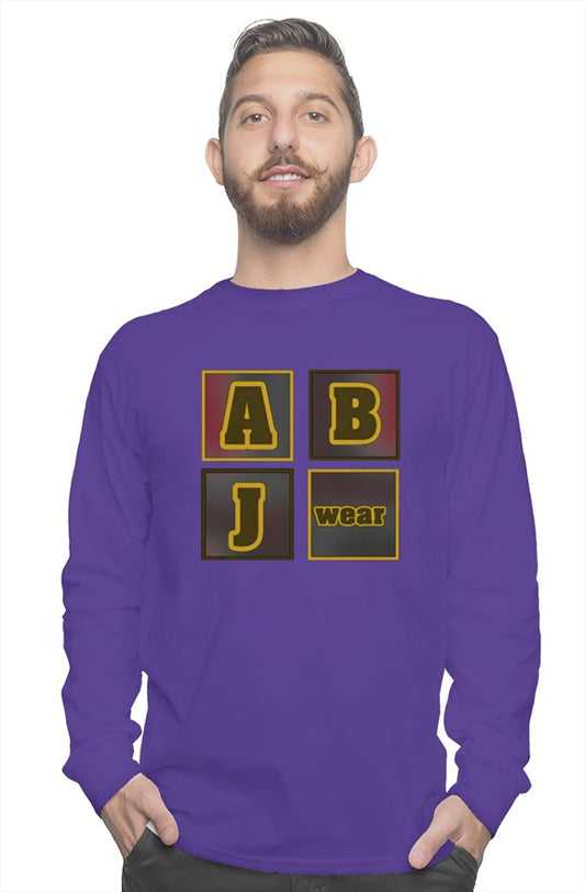 ABJ block M long sleeve tee