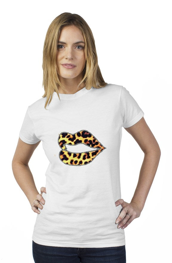 Gold Leopard womens t shirt