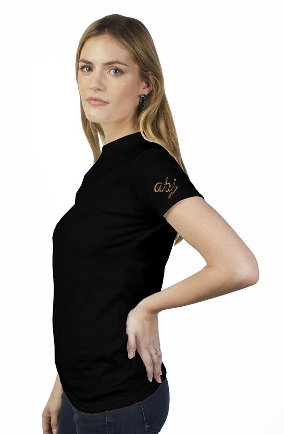 Gold Leopard womens t shirt