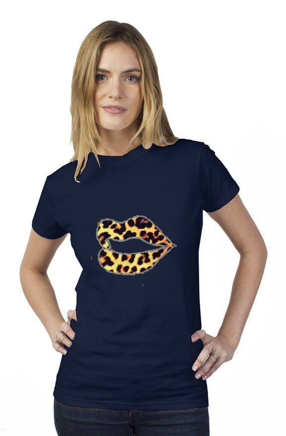 Gold Leopard womens t shirt