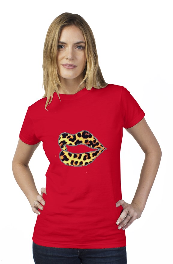 Gold Leopard womens t shirt