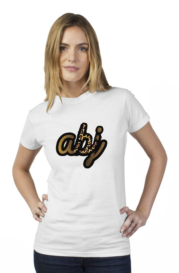 Gold Leopard womens t shirt