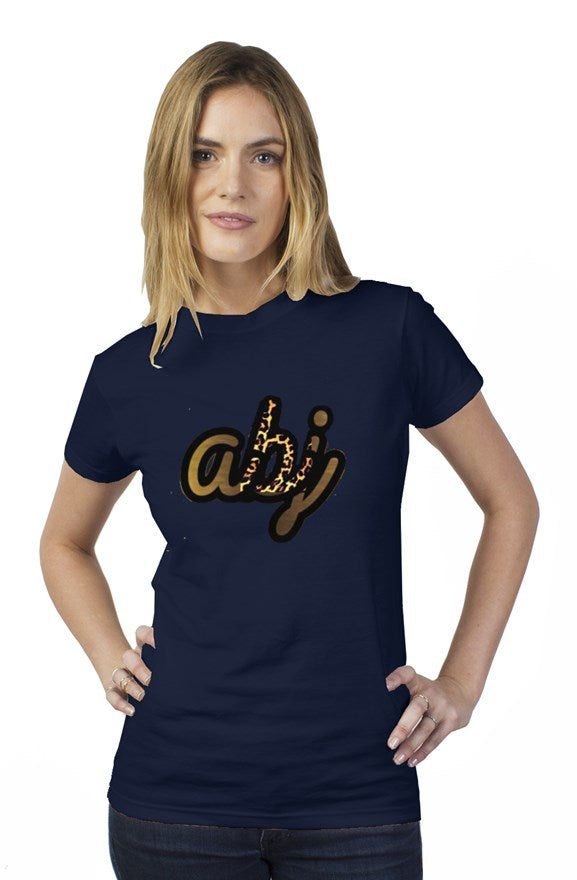 Gold Leopard womens t shirt