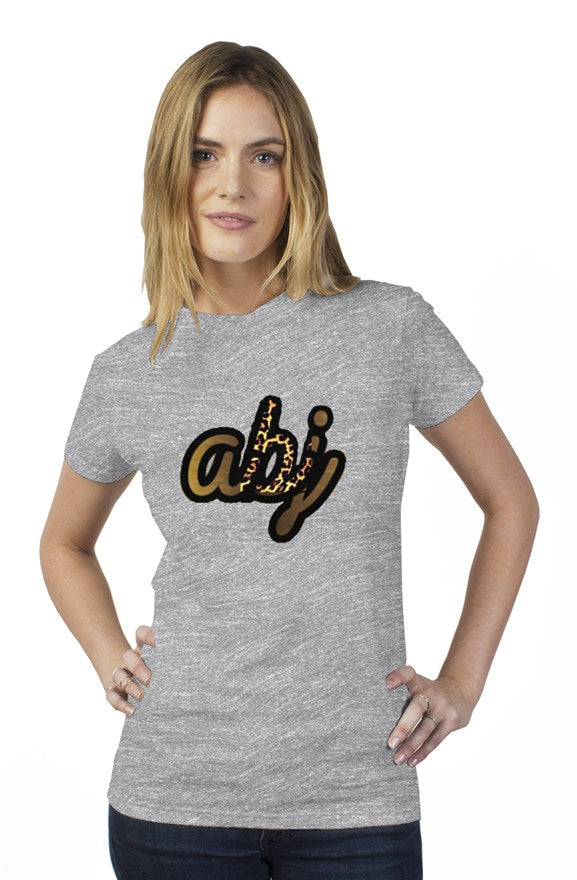 Gold Leopard womens t shirt
