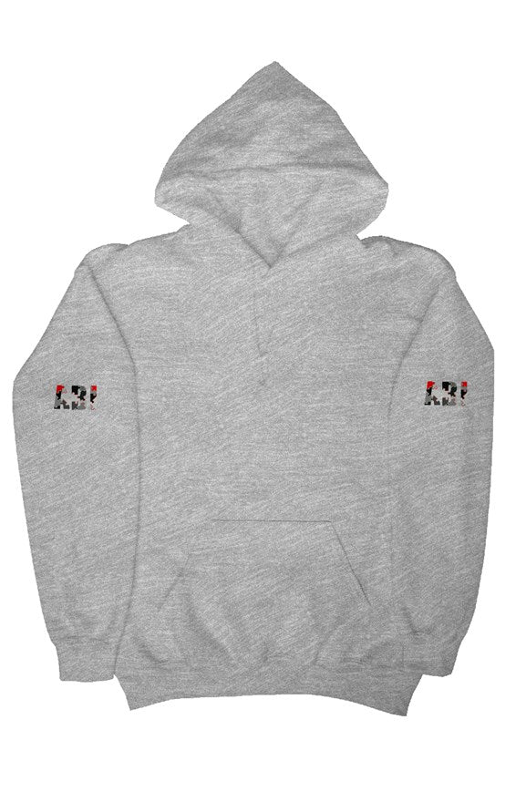 Black Grey and Red Jigsaw pullover hoody