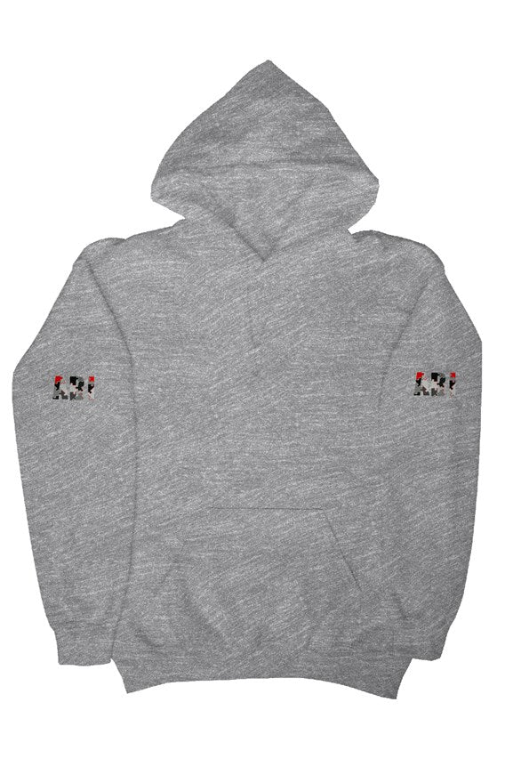 Black Grey and Red Jigsaw pullover hoody