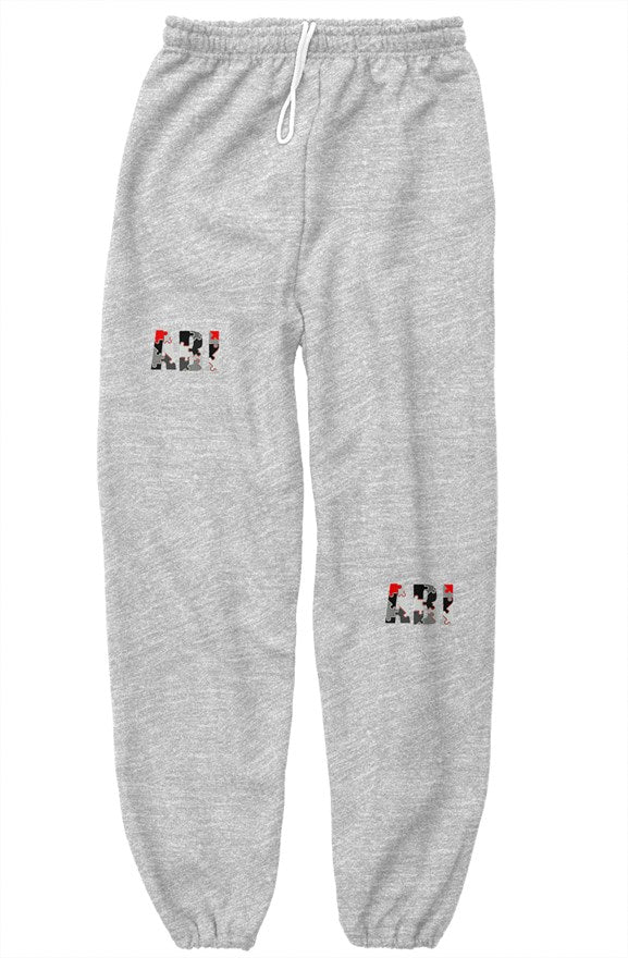 Black Grey and Red Jigsaw classic sweatpants