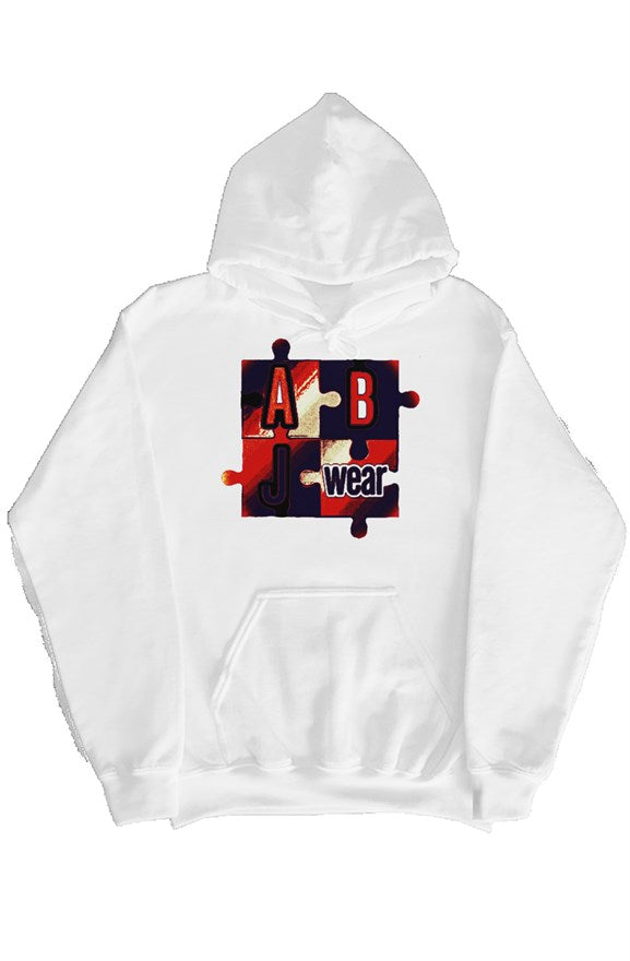 ABJ Black and Red puzzle pullover hoody