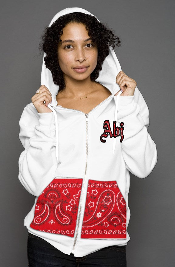 ABJ Scarf Unisex Zip Hoodie