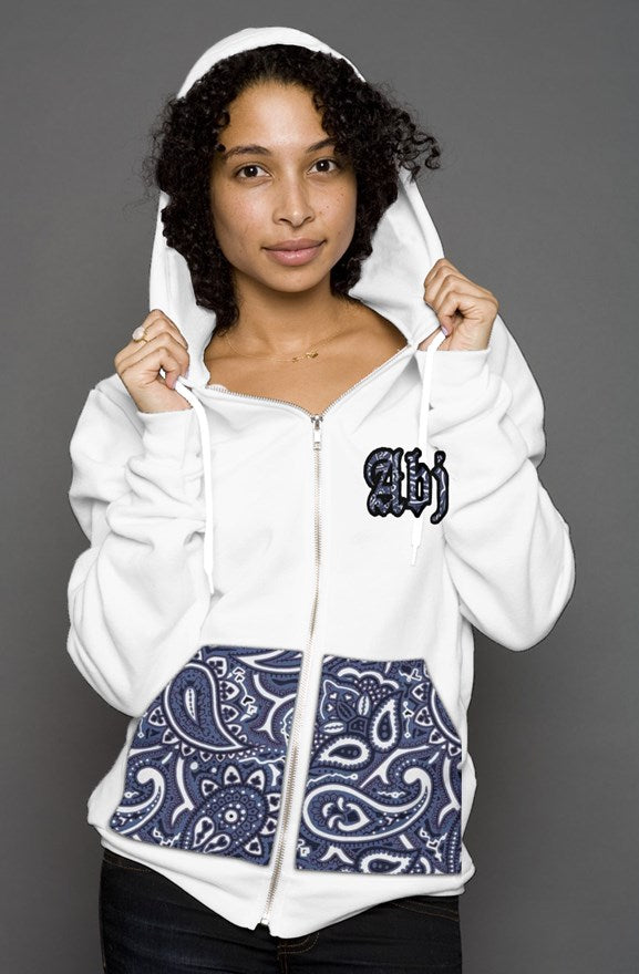 ABJ Scarf Unisex Zip Hoodie