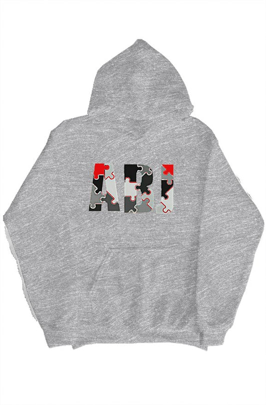ABJ Jigsaw Black Red and Grey pullover hoody