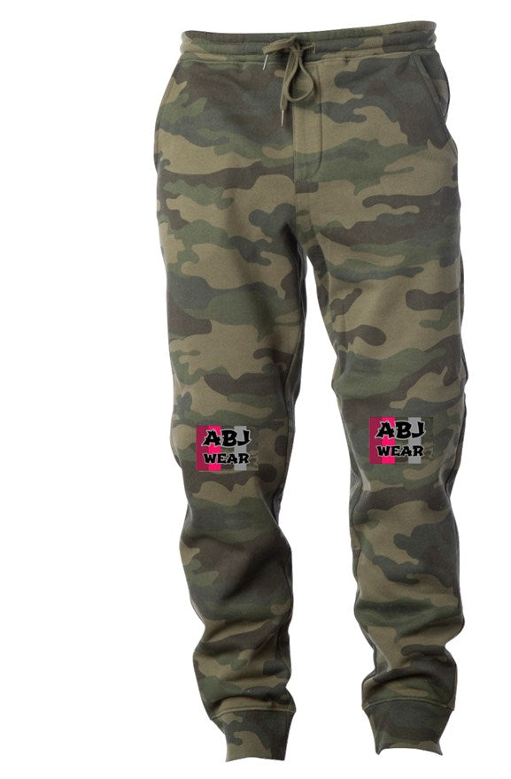 ABJ hot pink bold Camo Joggers