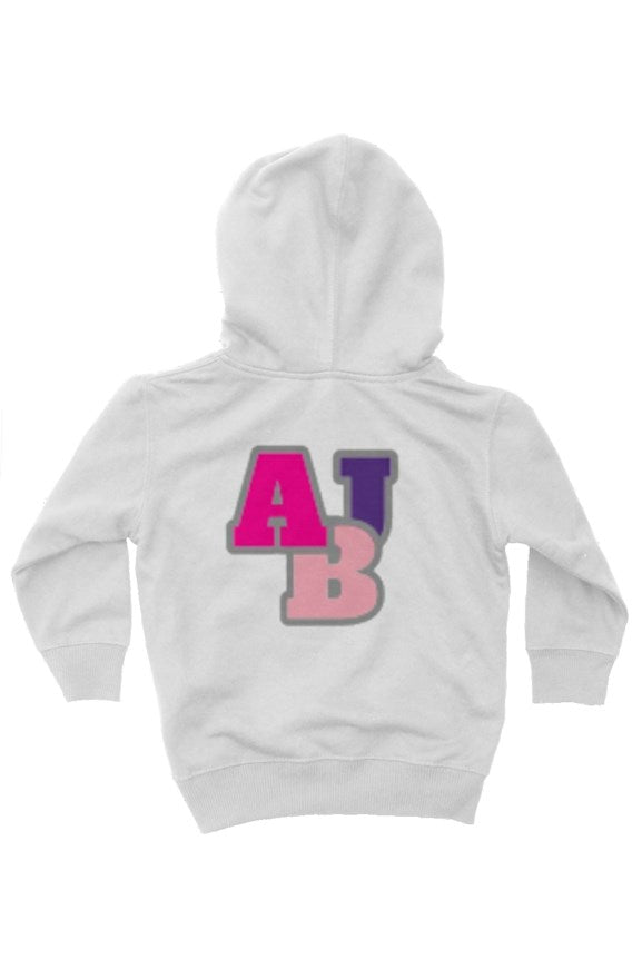 ABJ Purple Pink Grey kids fleece pullover hoodie