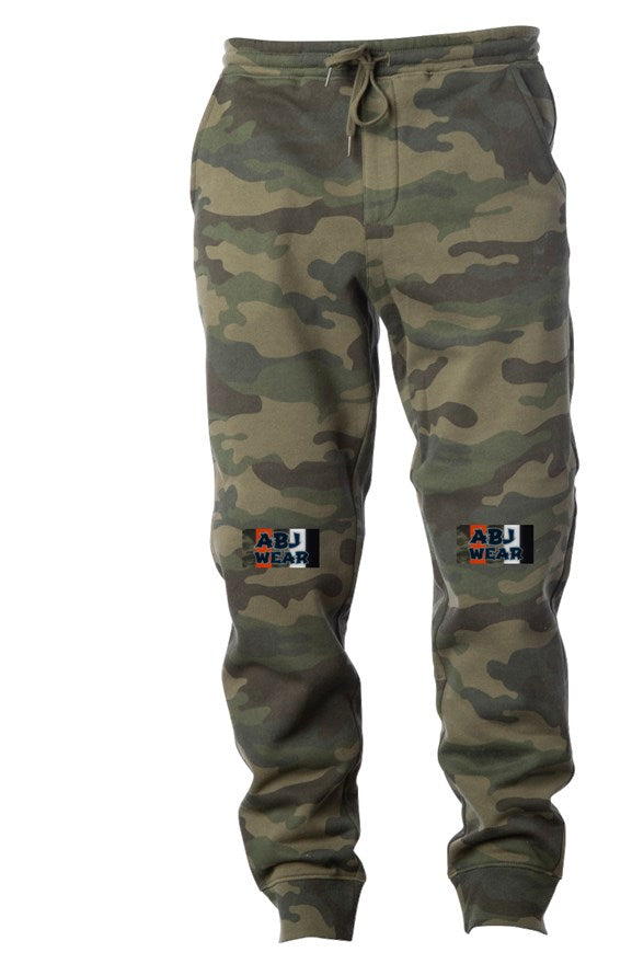 ABJ B Scan Unisex Bold Camouflage Joggers by ABJ Parallel Design Tag