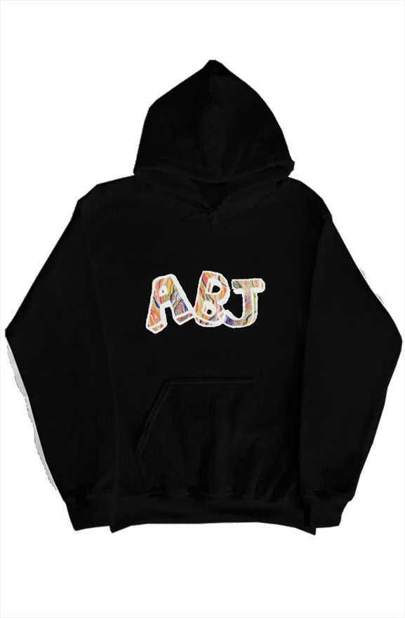 ABJ Orange and white mix ABC pullover hoody