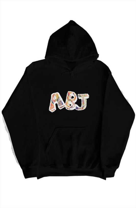 ABJ Orange and white mix ABC pullover hoody