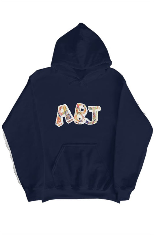 ABJ Orange and white mix ABC pullover hoody