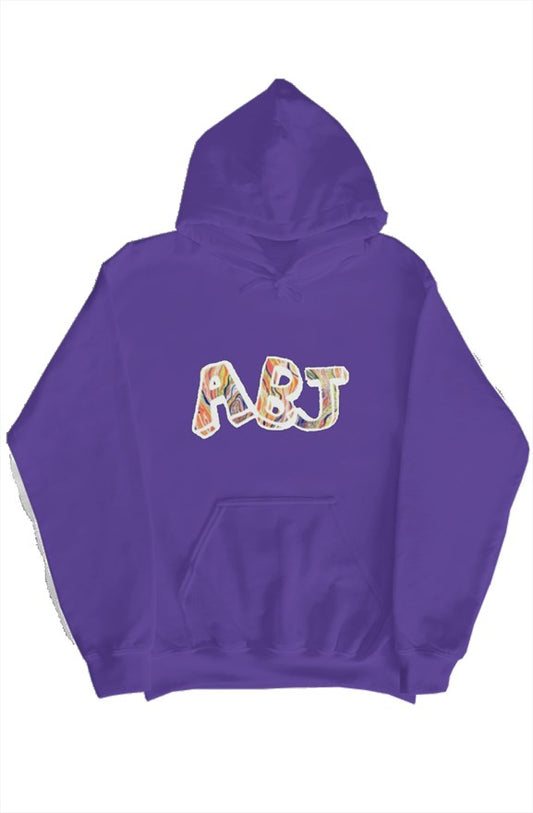 ABJ Orange and white mix ABC pullover hoody
