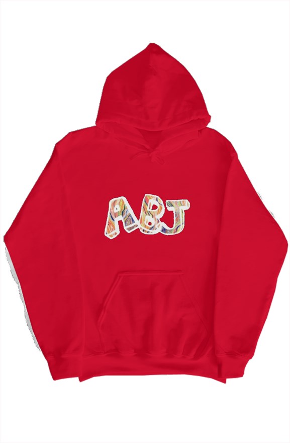 ABJ Orange and white mix ABC pullover hoody