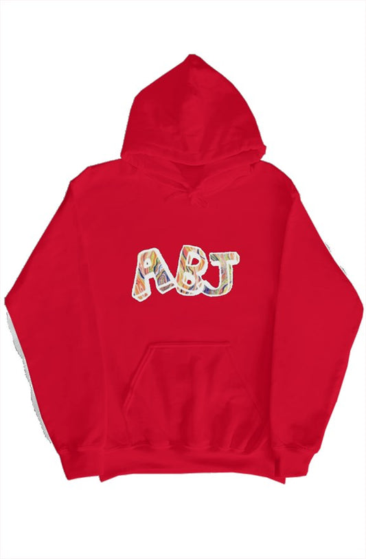 ABJ Orange and white mix ABC pullover hoody