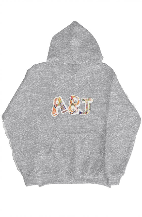 ABJ Orange and white mix ABC pullover hoody