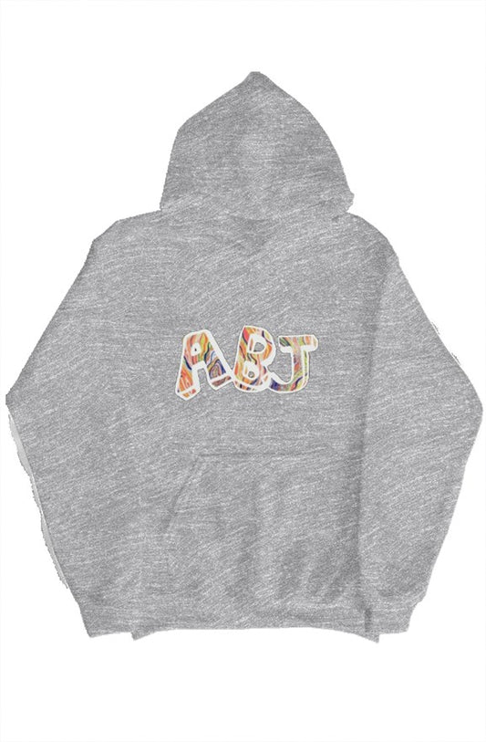ABJ Orange and white mix ABC pullover hoody