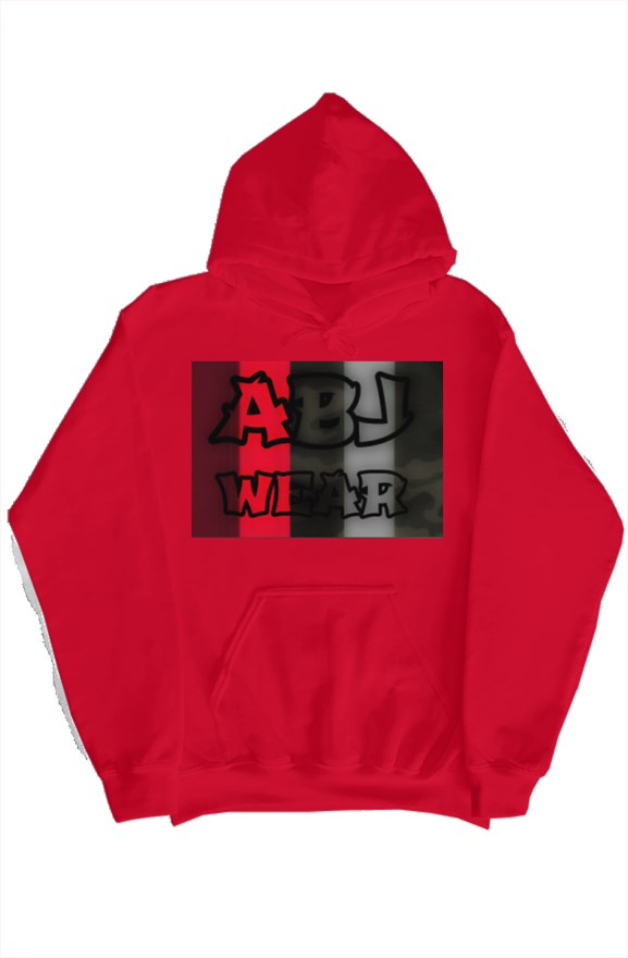 ABJ Black Red and Grey ABC pullover hoody