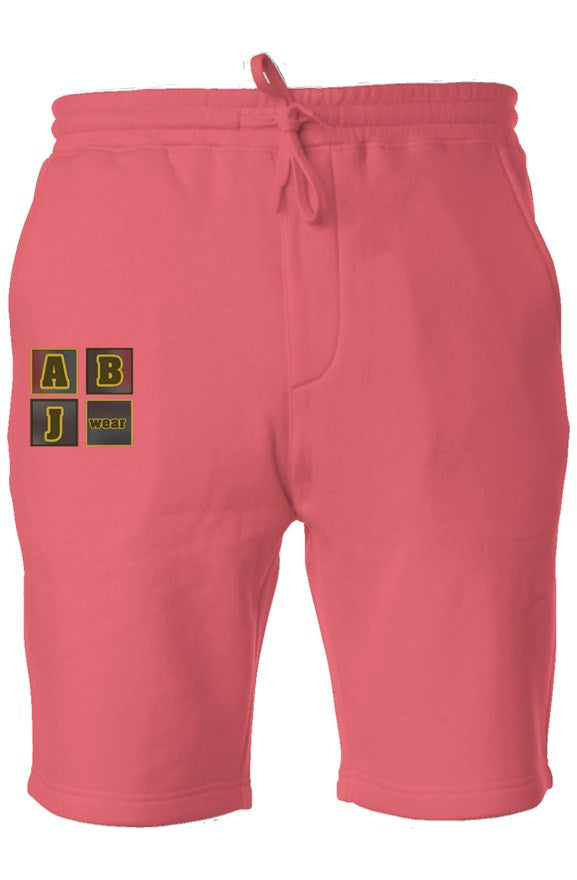 ABJ Brown Block Pigment Dyed Fleece Shorts