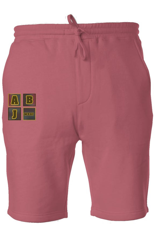 ABJ Brown Block Pigment Dyed Fleece Shorts