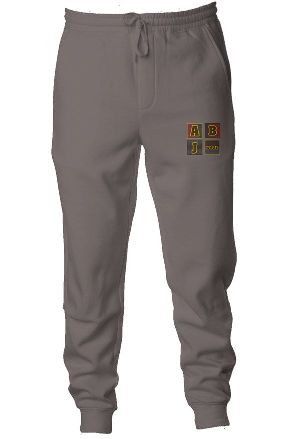 ABJ Brown Block (Black) Pigment Dyed Fleece Jogger