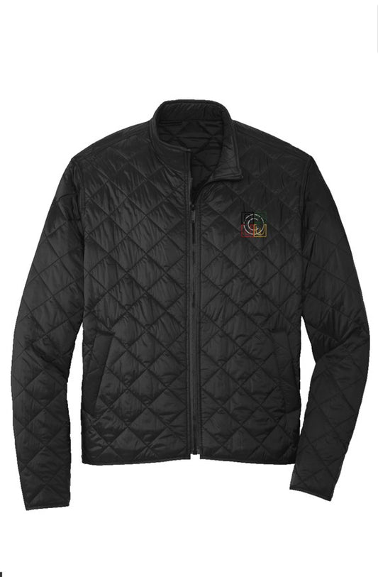 ABJ Cube (Black) Quilted Full-Zip Jacket